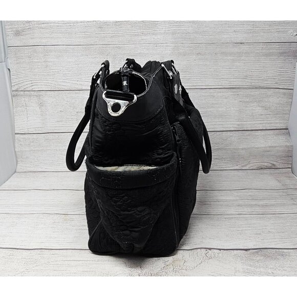 Petunia Pickle Bottom City Carryall‎ Black Diaper Bag - Picture 3 of 7